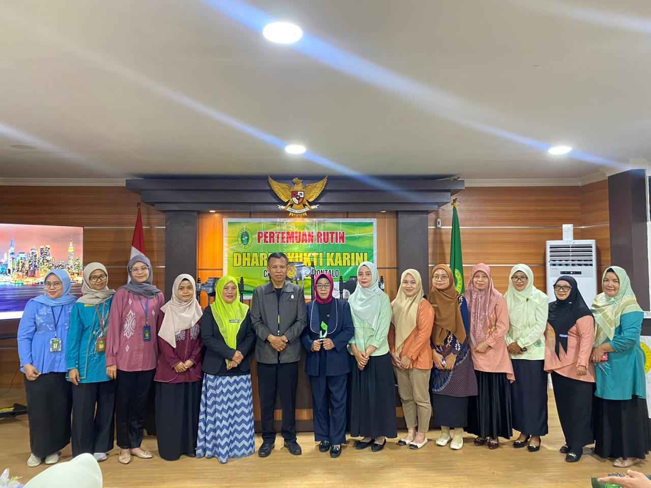 “Pererat Silaturahmi, Dharmayukti Karini PA Suwawa Ikuti Pertemuan Rutin Cabang Kota Gorontalo”